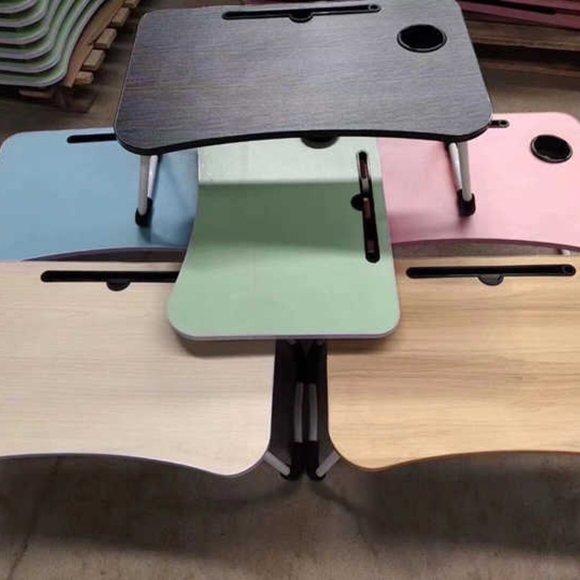 Portable Foldable Laptop Tray Table Multifunctional Laptop Bed Desk with USB - Picture 7 of 12